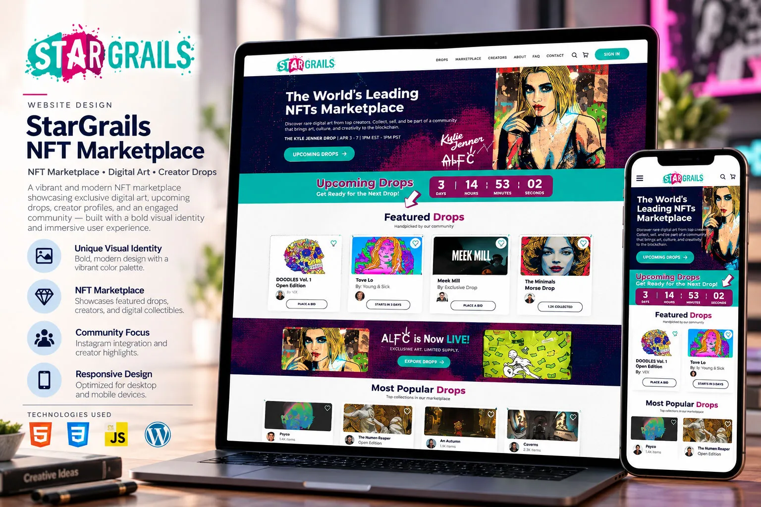 StarGrails website preview